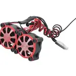 Integy Alloy Mount + Thermo Controlled Twin Cooling Fan for Motor 36mm O.D. C30123RED