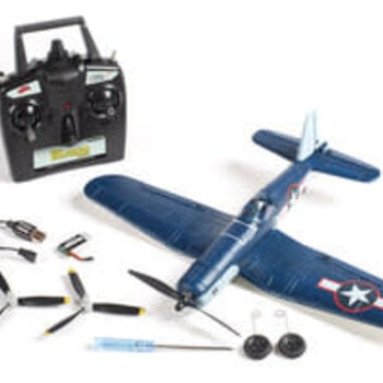 Rage R/C F4U Corsair Jolly Rogers Micro RTF Airplane with PASS (Pilot Assist Stability Software) System