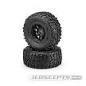 JCONCEPTS LANDMINES YELLOW COMPOUND 2PCS (PRE-MOUNTED FOR TRAXXAS SLASH R, 4X4 F&R)