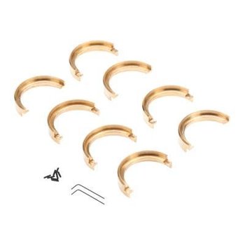 2653 Brass C-Shape Wheel Weights 70gm each (4)