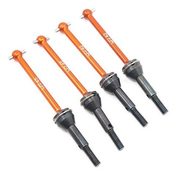 YEAH RACING YEAH RACING HPI RS4 SPORT 3 ALUMINUM FRONT & REAR UNIVERSAL SHAFT SET RSS3-006OR