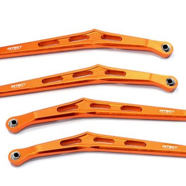 Integy C24746ORANGE Upper Suspension Links Wraith (4)