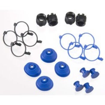 Traxxas 5378X Pivot Ball Caps (4) Dust Boots Rubber (4)