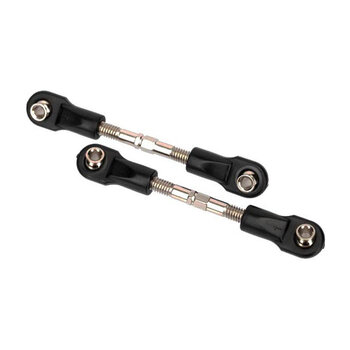 Traxxas Turnbuckles, suspension, 39mm (60mm center to center) (rear) (assembled with rod ends and hollow balls) (2)