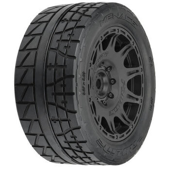 PROLINE 1/6 Menace HP BELTED F/R 5.7” Tires MTD 24mm Black Raid 8x48 Hex (2)
