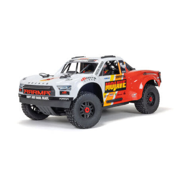 arrma 1/8 MOJAVE 4X4 4S BLX Desert Truck RTR, White