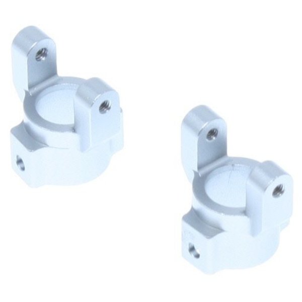 redcat Aluminum Front/Rear Steering Arm Mount (1pr) (Silver)