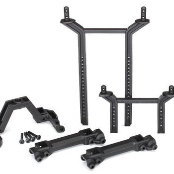 Traxxas 8215 Body mounts & posts, front & rear (complete set)