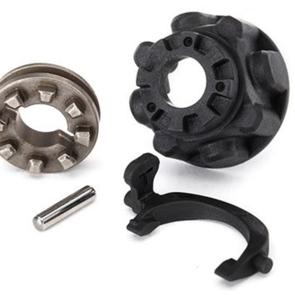 Traxxas 8281 Carrier, differential/ differential slider/ T-Lock fork