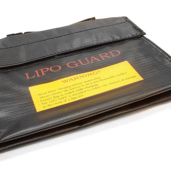 Integy LiPo Guard Large Battery Bag (240x180x60mm) for Charging and Storaging C26047BLACK