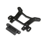 Horizon Hobby Shock Tower, Front, Black, AL: DBXL-E 2.0