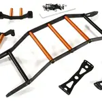 Integy Metal Alloy Exo-Skeleton Body Roll Cage Kit for Arrma 1/10 Granite 4X4 3S BLX C31324ORANGE