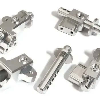 Integy Billet Machined Front & Rear Body Mount Set for Arrma 1/8 Outcast 6S BLX C31293SILVER