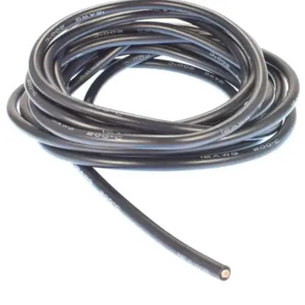 APEX APEX RC PRODUCTS 3M / 10' BLACK 12 GAUGE AWG SUPER FLEXIBLE SILICONE WIRE #1141