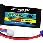 Commonsence RC Lectron Pro 7.4V 860mAh 25C Lipo Battery with EC2 Connector for Losi Mini T