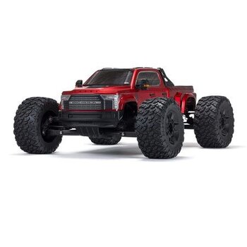 arrma 1/7 BIG ROCK 6S 4X4 BLX Monster Truck RTR, Red