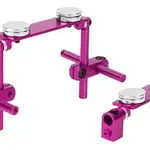 Integy Magnetic Force Type Body Mount Set for 1/10 Drift Car C31354PURPLE