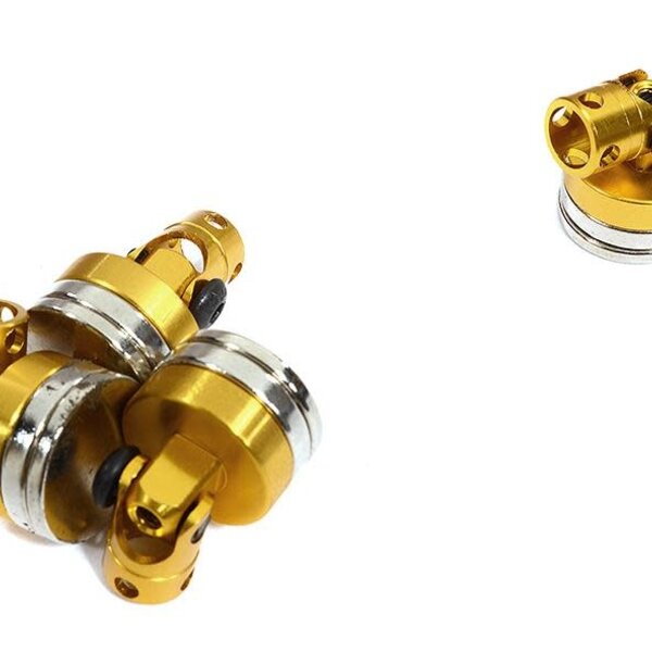 Integy Magnetic Force Type 6mm Size Body Mount Set for 1/10 Crawler, Drift & TC C30021GOLD
