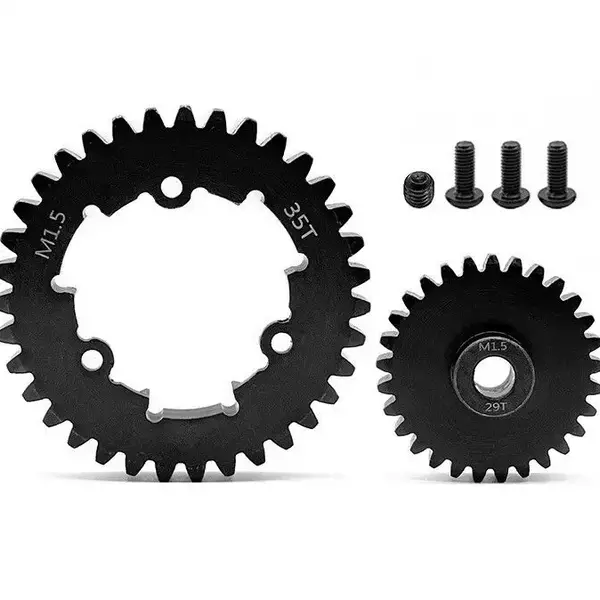 Integy HD Steel 29T Pinion + 35T Spur Gear Set 1.5 MOD for Traxxas X-Maxx & XRT C33124