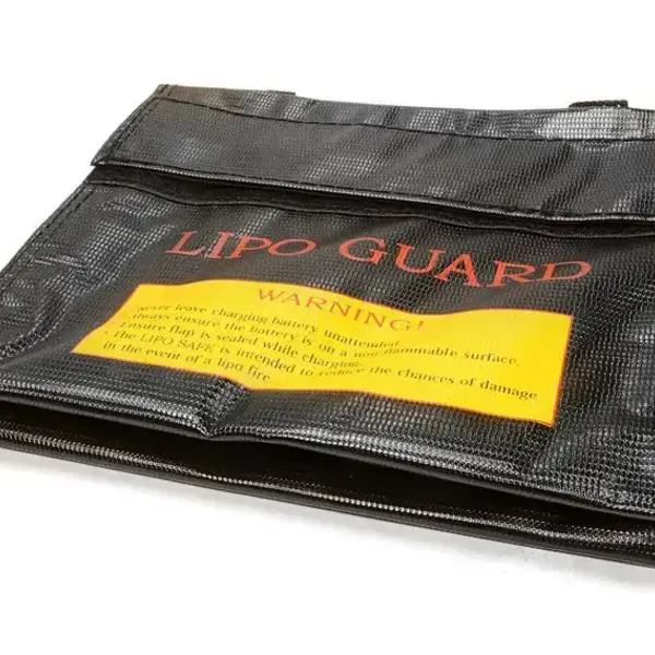 Integy LiPo Guard Medium Battery Bag (210x160x40mm) for Charging and Storaging C26048BLACK