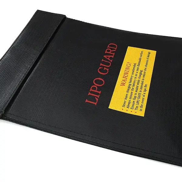 Integy LiPo Guard Large Battery Bag (295x230mm) for Charging and Storaging C22532BLACK