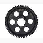 HOT RACING CNC Steel Main Gear 0.5module 59 Tooth GROM