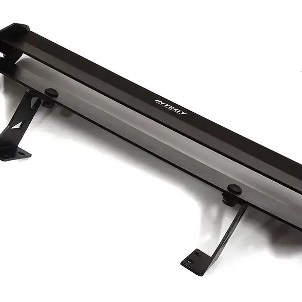 Integy Black Realistic 1/10 Size Alloy & Carbon Fiber Rear Wing 165mm Width C32899BLACK