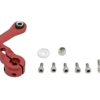 Integy Alloy 25T Steering Servo Horn & Linkage for Arrma 1/8 Kraton, Senton & Typhon 6S C31446RED
