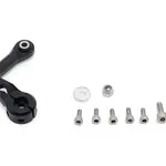 Integy Alloy 25T Steering Servo Horn & Linkage for Arrma 1/8 Kraton, Senton & Typhon 6S C31446BLACK