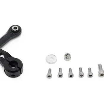 Integy Alloy 25T Steering Servo Horn & Linkage for Arrma 1/8 Kraton, Senton & Typhon 6S C31446BLACK