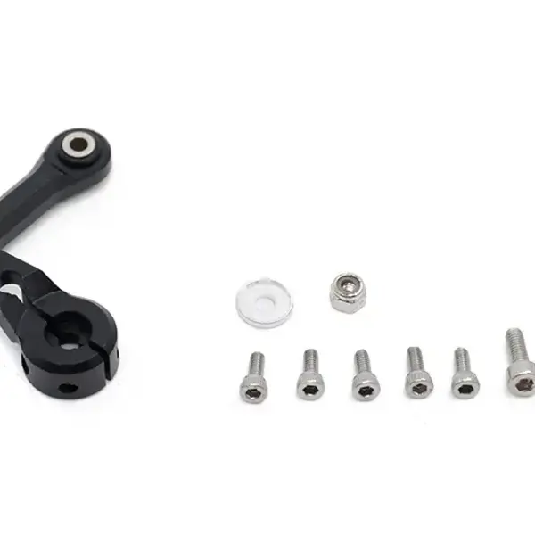 Integy Alloy 25T Steering Servo Horn & Linkage for Arrma 1/8 Kraton, Senton & Typhon 6S C31446BLACK