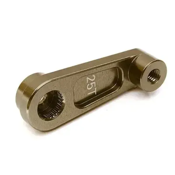 Integy Billet Machined Alloy Steering Servo Horn 25T for Traxxas TRX-4 (r=22mm) C28428GREY