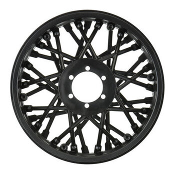 Proline Racing 1/4 Supermoto Rear Wheel Black: Promoto-MX