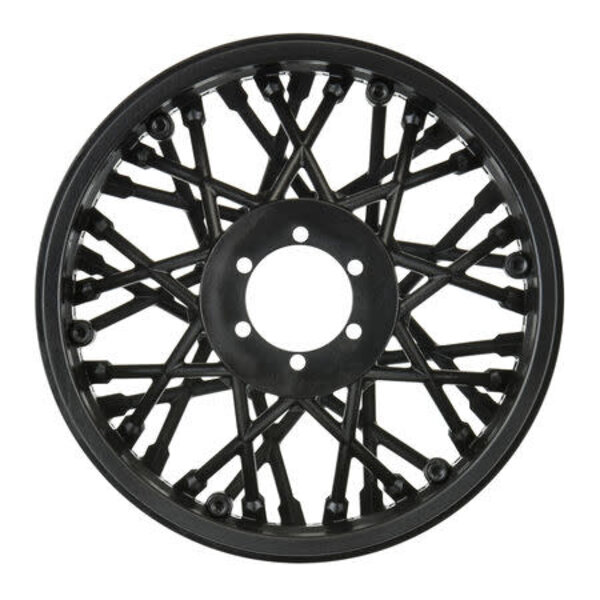 Proline Racing 1/4 Supermoto Rear Wheel Black: Promoto-MX