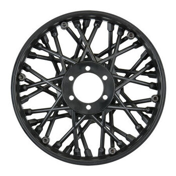 Proline Racing 1/4 Supermoto Front Wheel Black: Promoto-MX
