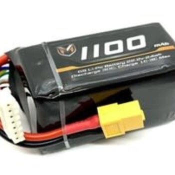 Maclan SSI Series 6S 1100mAh 22.2V Li-Po Battery w/ XT60