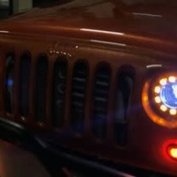 MyTrickRC Attack 17mm Yellow Halo LED Headlights