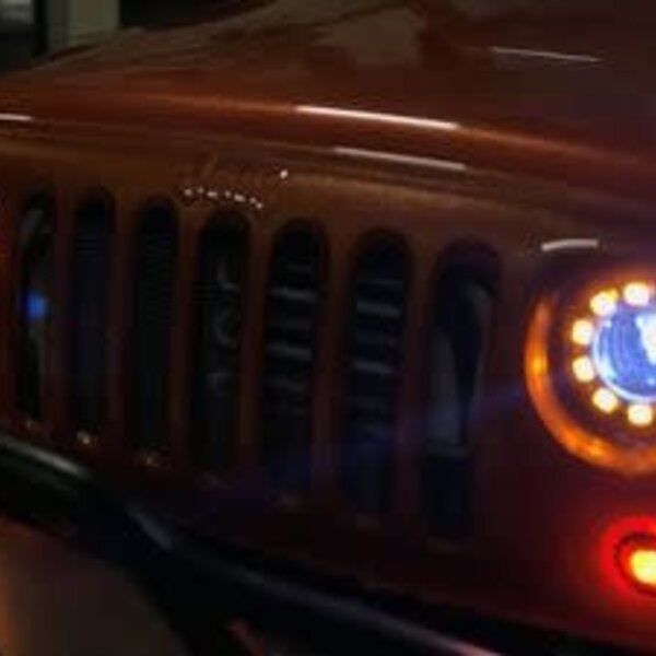MyTrickRC Attack 17mm Yellow Halo LED Headlights