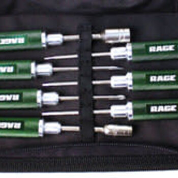 Rage R/C Compact 7 Piece Machined Tool Set with Case