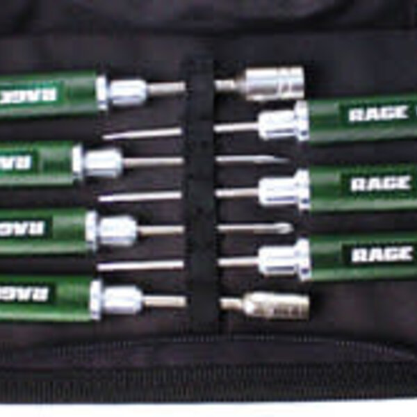 Rage R/C Compact 7 Piece Machined Tool Set with Case