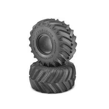 1/10 Renegades Jr. 2.2” Monster Truck Tires with Inserts, Gold Compound (2)