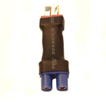 Battery/ESC Adapter: EC3 Battery to Male T-Plug