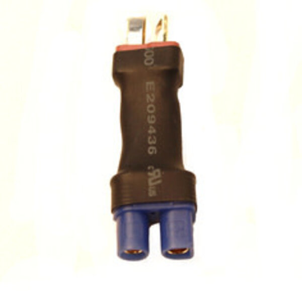 Battery/ESC Adapter: EC3 Battery to Male T-Plug