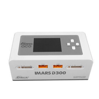 GENSACE Gens ace iMars D300 G-Tech Channel AC/DC 300W/700W RC Battery Charger-US White