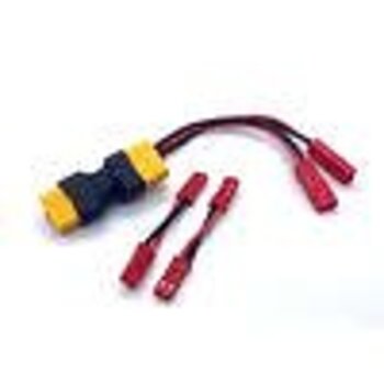 REEFS RC XT60 Dual JST Connector w/ 2 Male-Male Adaptors