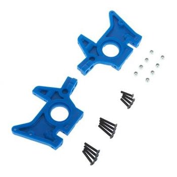 RPM RPM Traxxas Maxx Front Bulkhead Set (Blue)