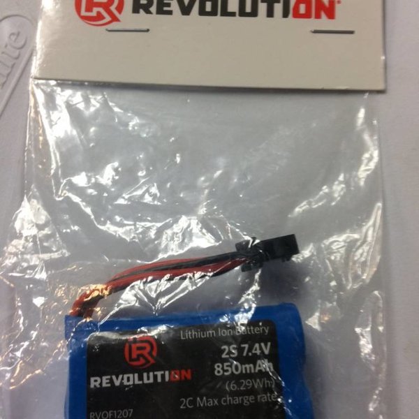 7.4v 850mAh Li-ion battery: ASPX