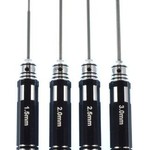 APEX APEX RC PRODUCTS 4PC 1.5MM 2.0MM 2.5MM 3.0MM METRIC ALLEN KEY SET W/ ALUMINUM HANDLES #2740