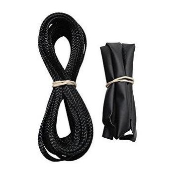 APEX Apex RC Products 6mm Black Braided Servo Wire Wrap Kit - 10ft Roll #4000
