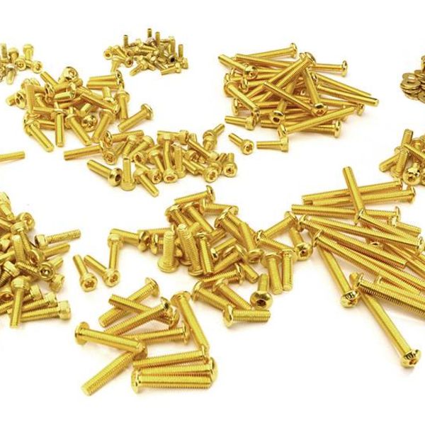 Integy Replacement Screw Set for Traxxas TRX4 Scale & Trail Crawler C27928GOLD